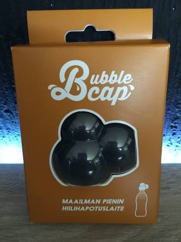 BubbleCap Sparkling Water Maker Black 